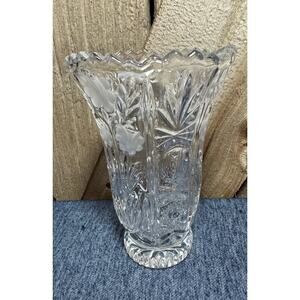 Vintage Anna Hutte Bleikristall Lead Crystal Bud Vase Made In W. Germany 24%